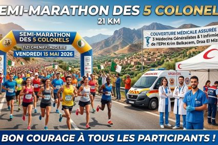 Athlétisme : Allal et Cherkini remportent le semi-marathon des Cinq Colonels